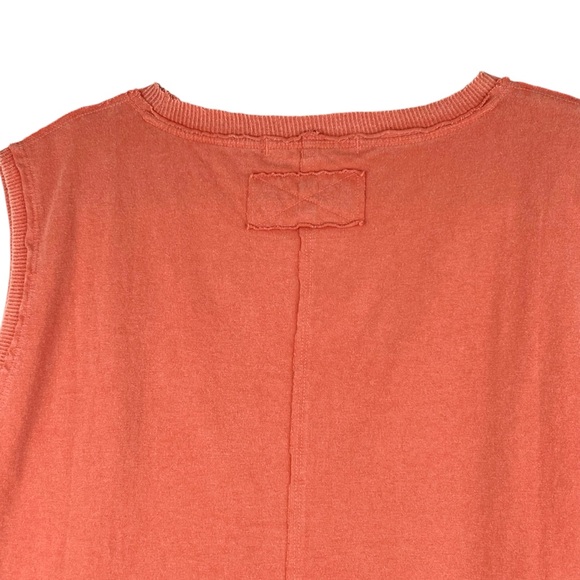 Free People Kasee Muscle Tee Sz XS Baked Earth Knit - Picture 8 of 13